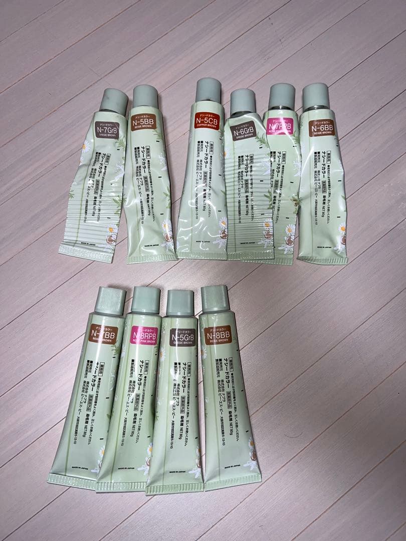 ナシード・ティントバー・スロウ カラー剤セット 未開封87本➕半端21本