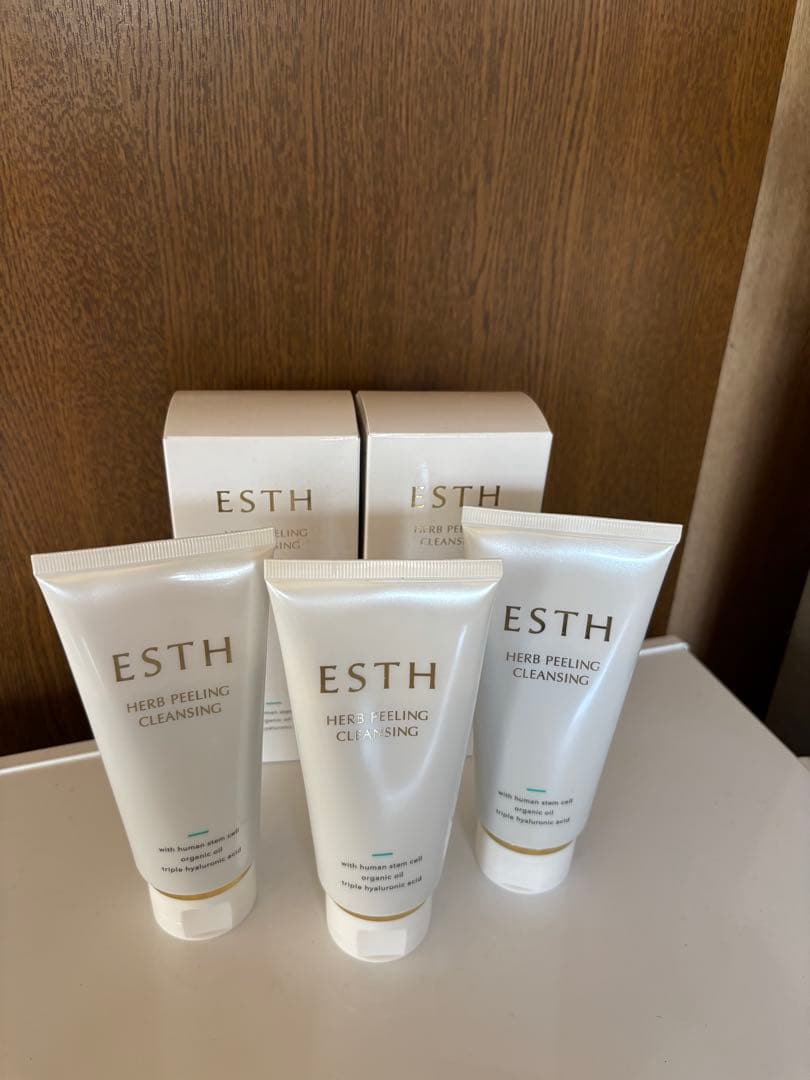 ESTH ハーブピーリングクレンジング 5本セット 累計22万本突破！ダウンタイムの無いエステ級ピーリングケア 【ESTH