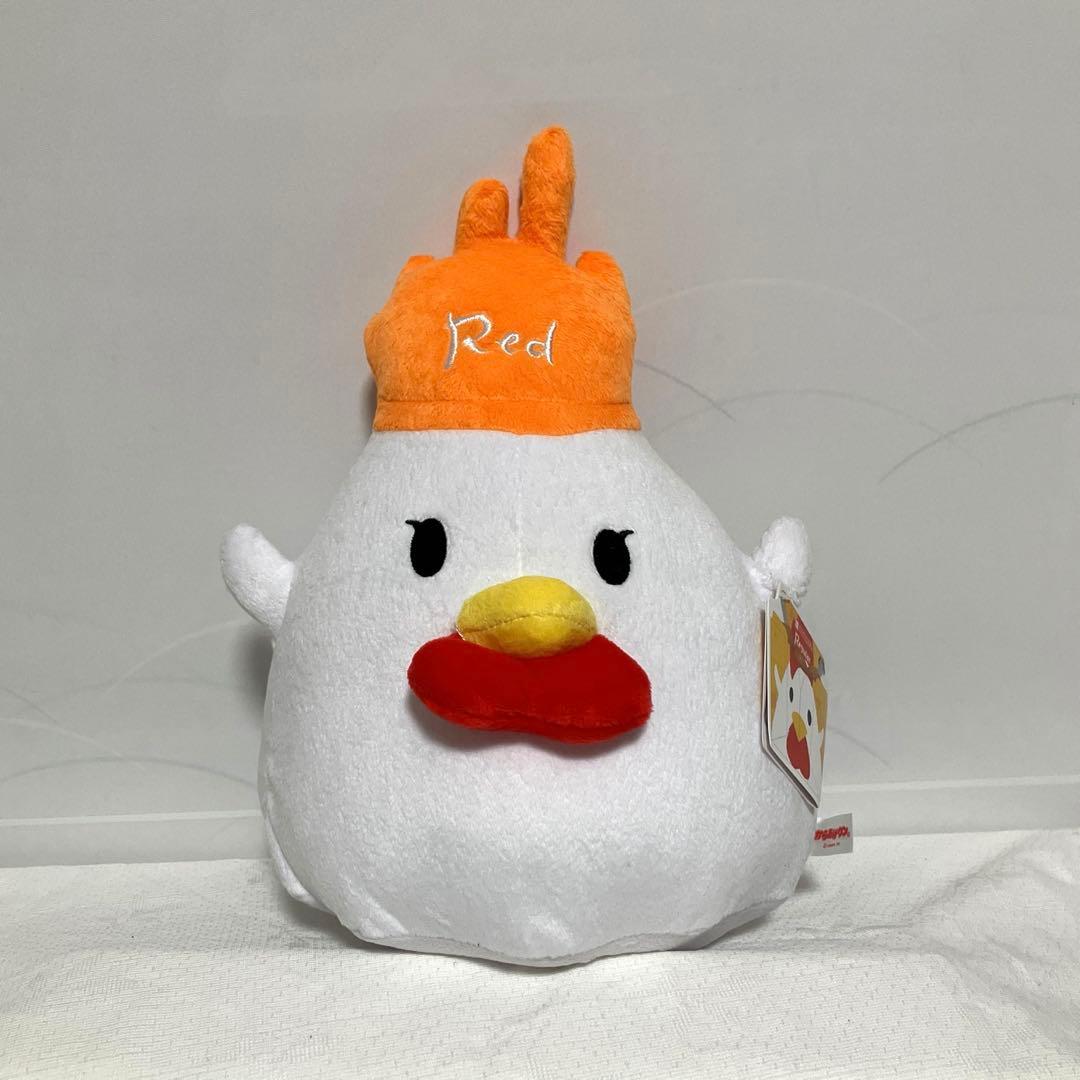 からあげクン（レッド） からあげクン Mサイズぬいぐるみ レモンと一緒