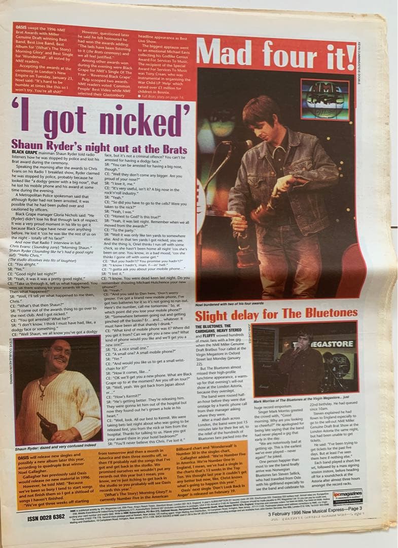 洋雑誌 New Music Express NME Oasis pulp 2冊 - メルカリ