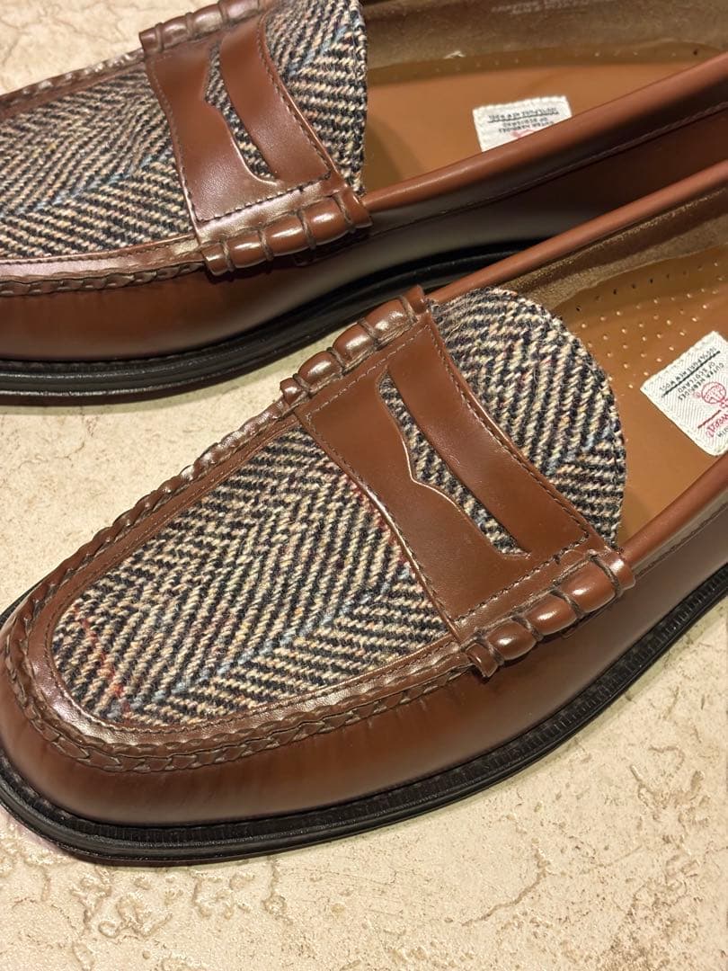 G.H.Bass×HarrisTweed Weejuns LARSON 28.5