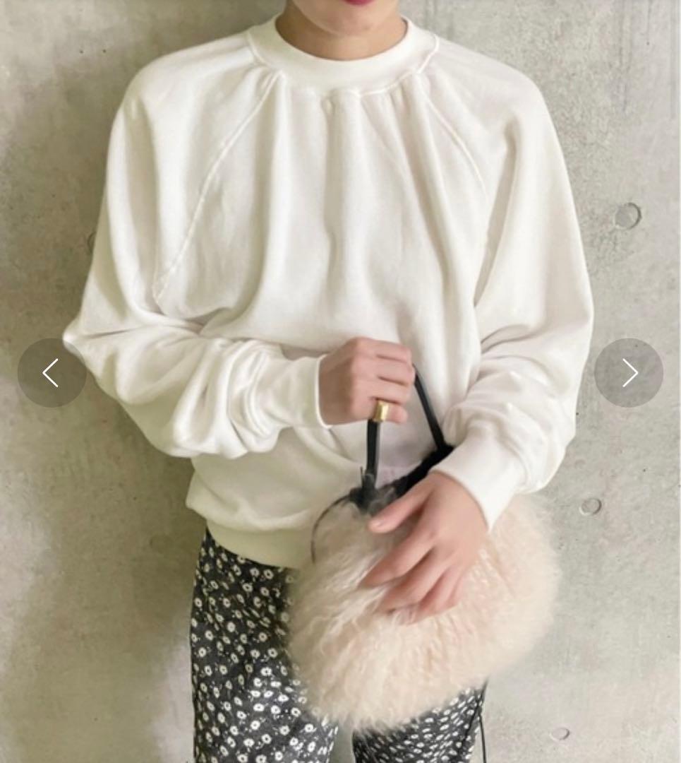 miller×lulu スウェット ホワイト EDIT. FOR LULU 追加2》【miller×lulu】スウェットパーカー（パーカー）｜EDIT.FOR