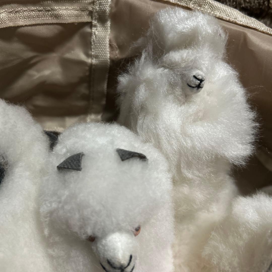 ペルー現地購入 アルパカぬいぐるみ5点セット