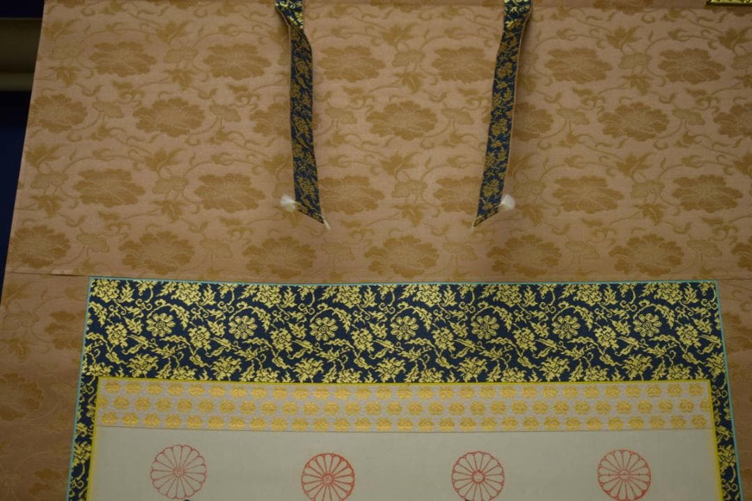 真作/西国三十三所霊場集印肉筆掛軸/三十三ヶ所/