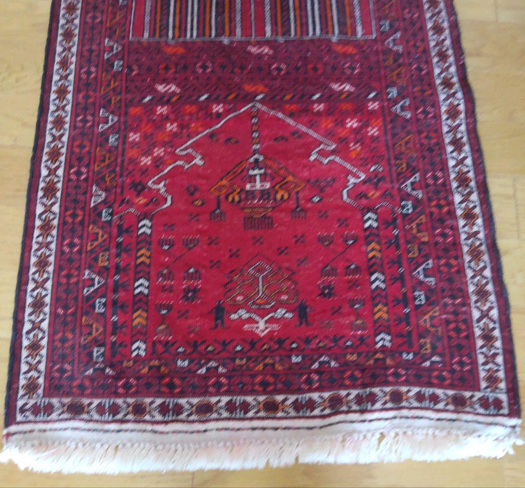 ヴィンテージラグ トルクメンメヘラブラグ アクタス - メルカリ