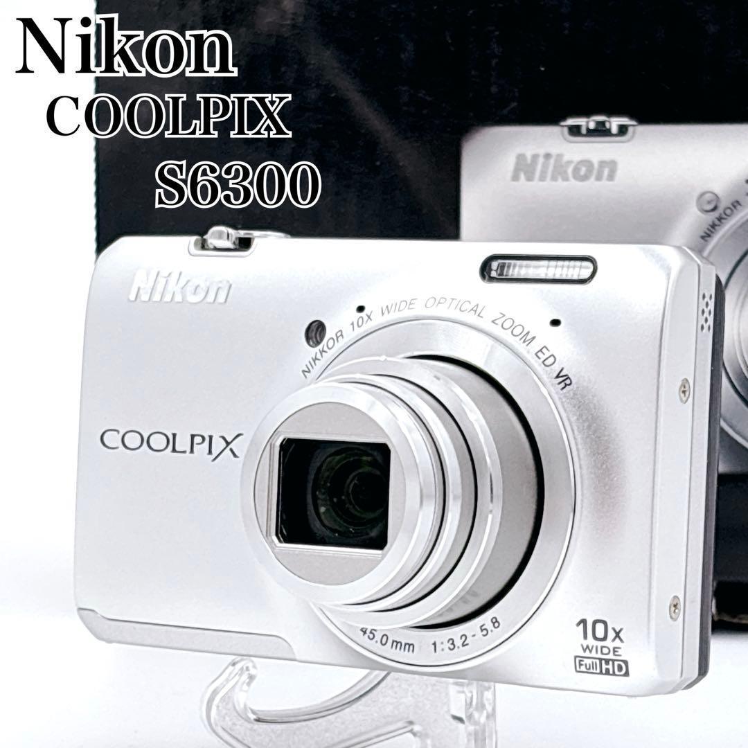 極美品 Nikon ニコン COOLPIX S6300 シルバー デジカメ - メルカリ