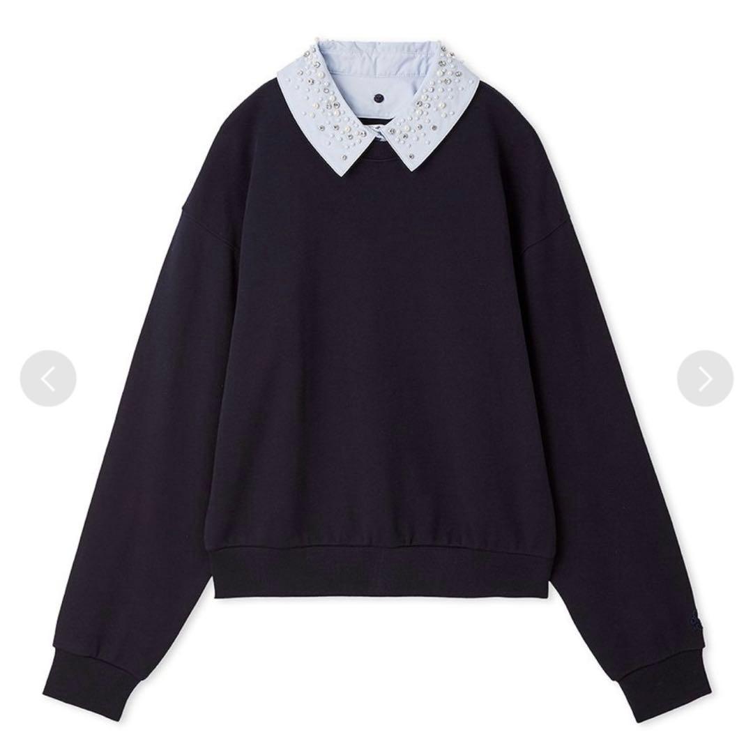 USAGI ONLINE/ZOZO TOWN限定ビジュー衿スウェットSNIDEL - メルカリ