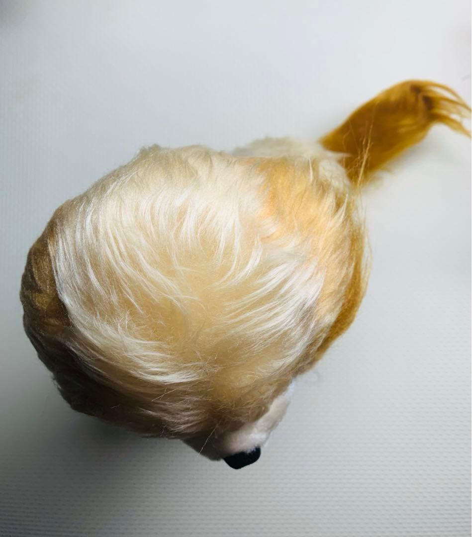 昭和レトロ カネカロン ぬいぐるみ 当時物 犬 いぬ ブラシ付き 高級