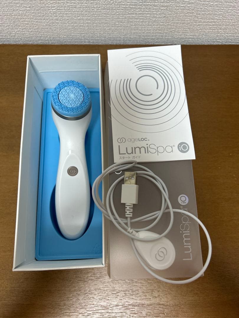 LumiSpa 美顔器　動作確認済み Nu Skin LumiSpa ルミスパ 洗顔ブラシ 美顔器 動作確認済み - メルカリ