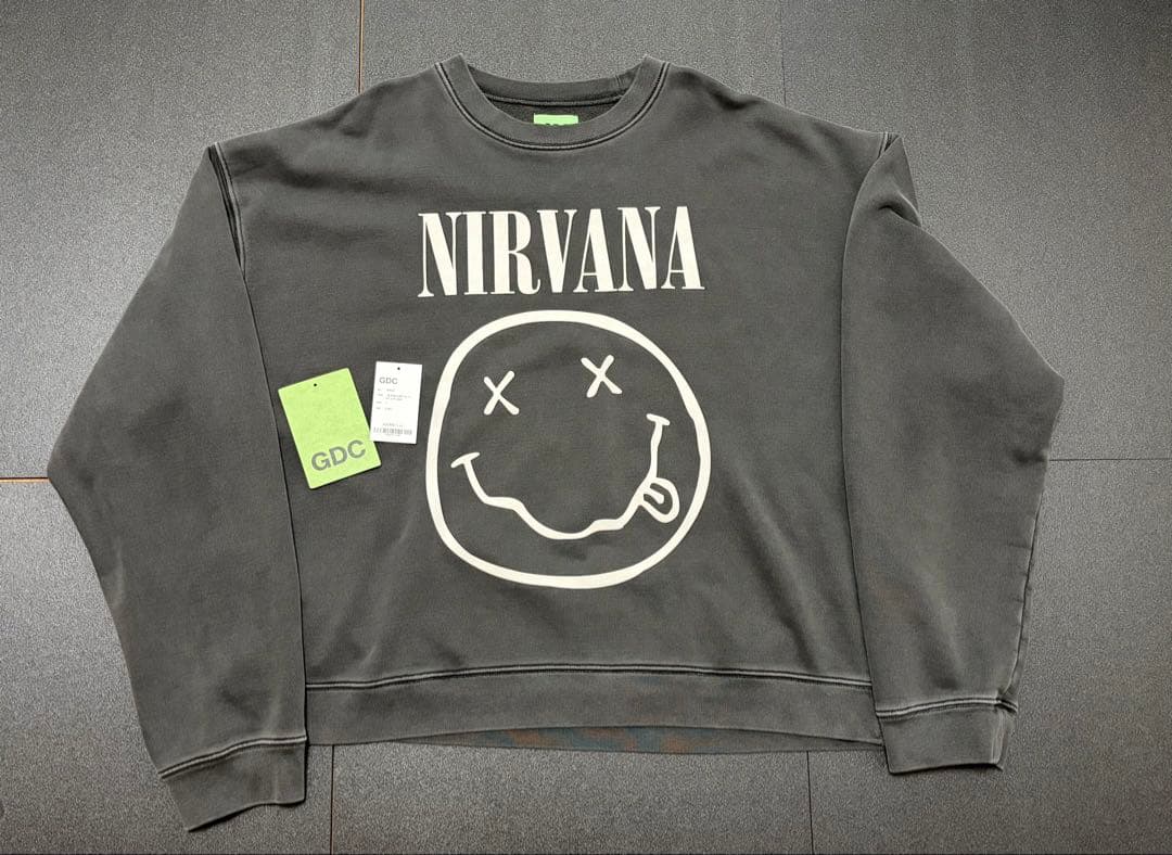 LサイズGDC NIRVANA Collabo Crew Sweat キムタク - メルカリ