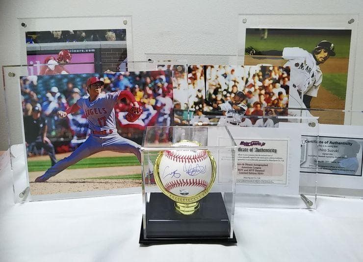 大谷翔平 イチロー ダブルサインボール 2023年世界で50個限定