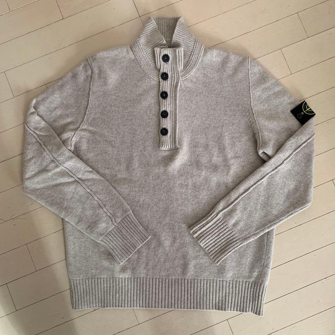 美品 Stone  ストーンアイランド ニットセーター XL 正規品 STONE ISLAND（ストーン アイランド） クルーネック ニット メンズ