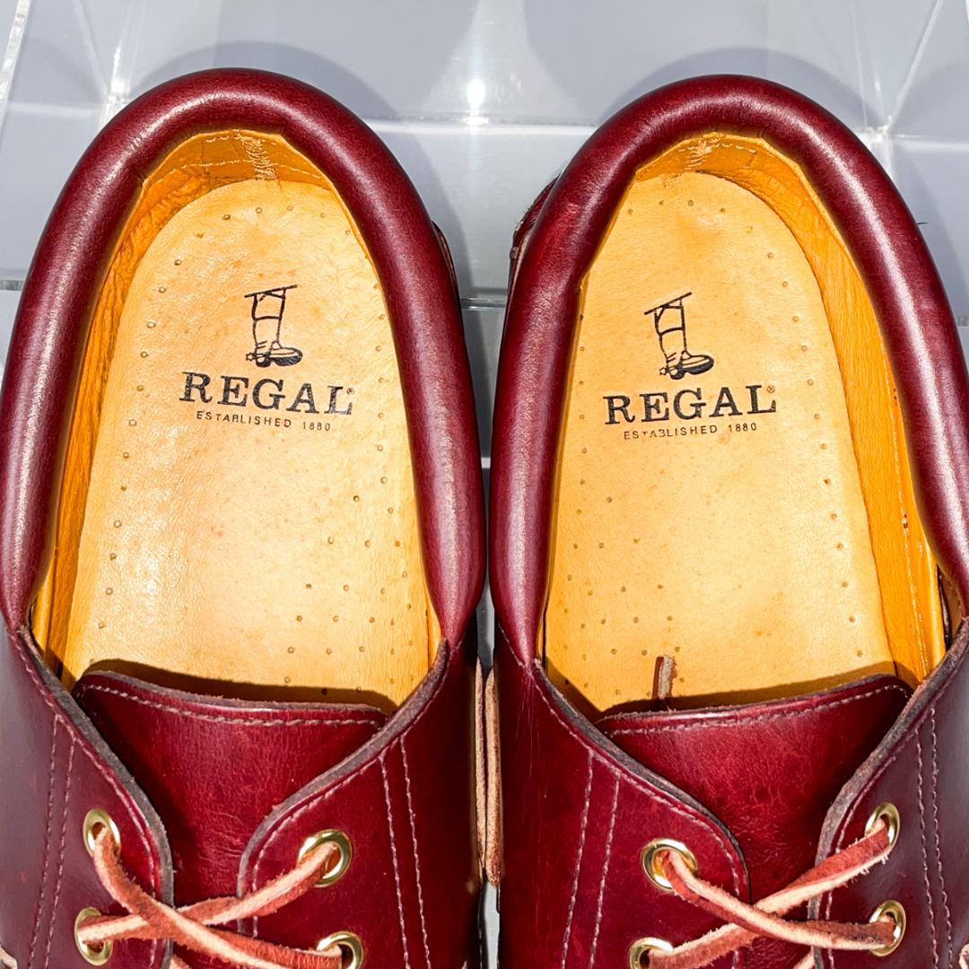 リーガル REGAL 26.5cm デッキシューズ 革靴 紳士靴 F2439