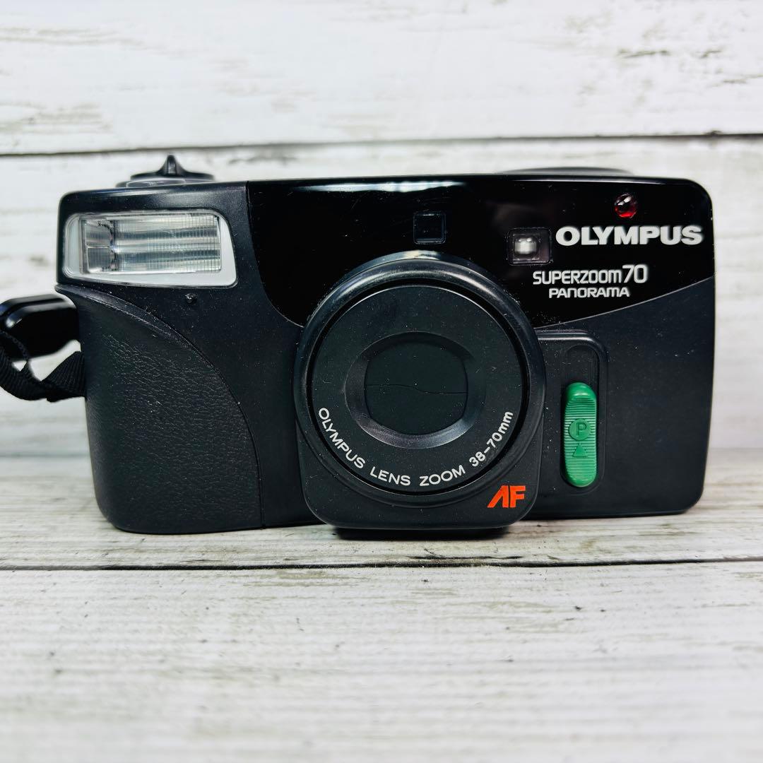 動作良好】OLYMPUS フィルムカメラ SUPER ZOOM 70 - メルカリ