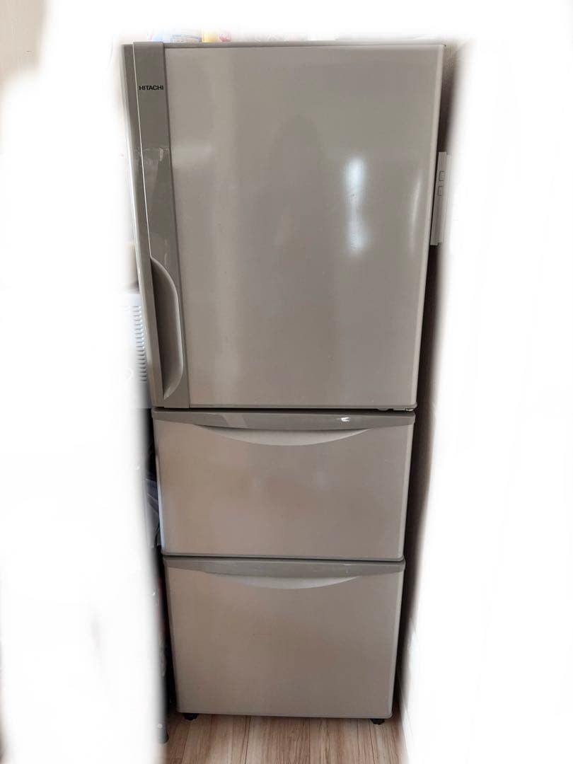 HITACHI 冷蔵庫 R-27GV 265L 2017年式（引き取り限定） 直接引き取り限定!!HITACHI 日立 265L 冷凍冷蔵庫 R-27GV 動作品◇2017