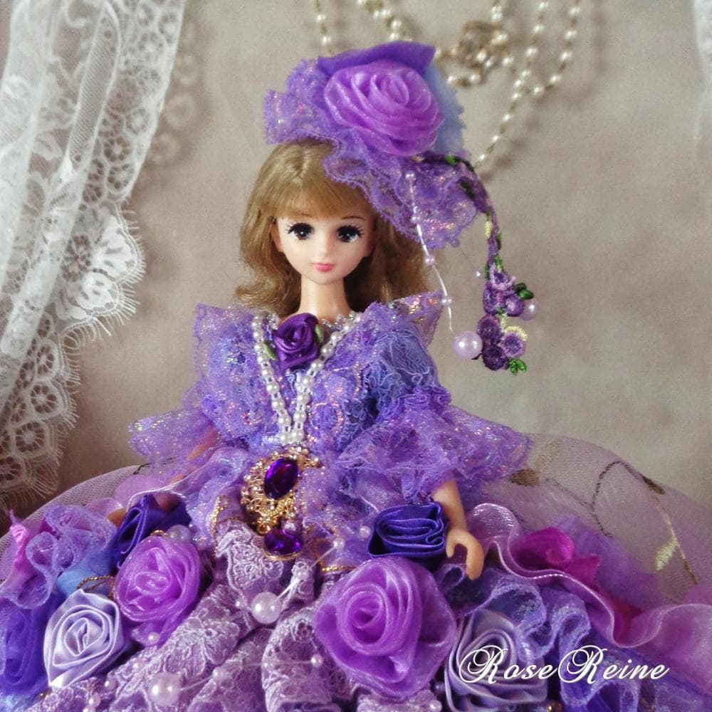 K様ご予約品 アンネローゼ王妃 パープルグラデーションボリューム