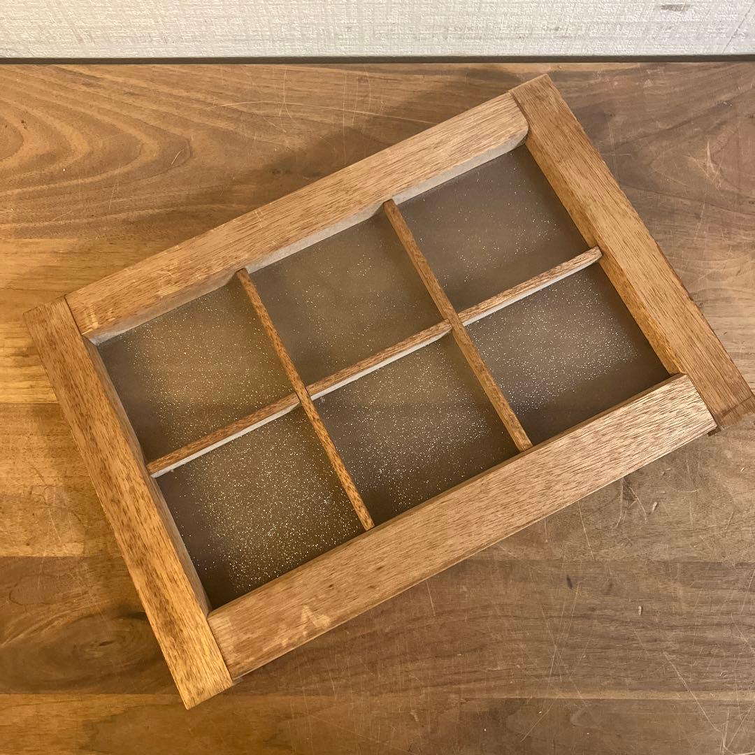 昭和レトロ ガラス戸 引き戸 古民家 建具 木製 古材 W44cm ② - メルカリ