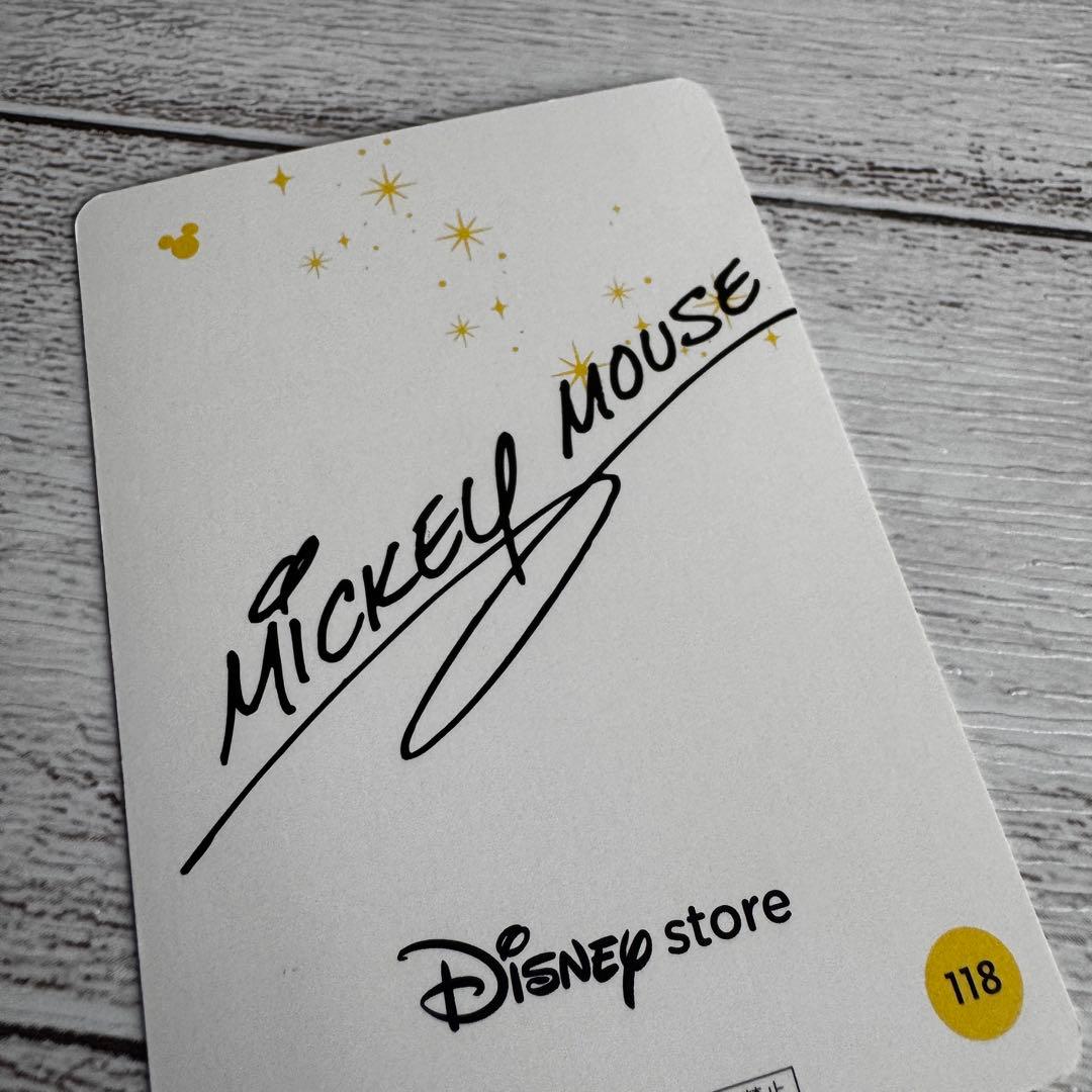 安心の匿名発送 ディズニーストア じゃんけんカード ミッキーのサイン