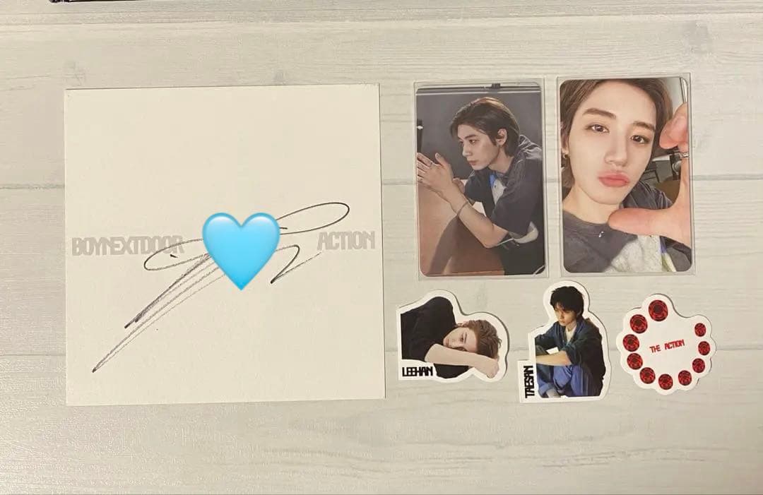 BOYNEXTDOOR Leehan イハン US アメリカ 直筆サイン抜け無しの通販