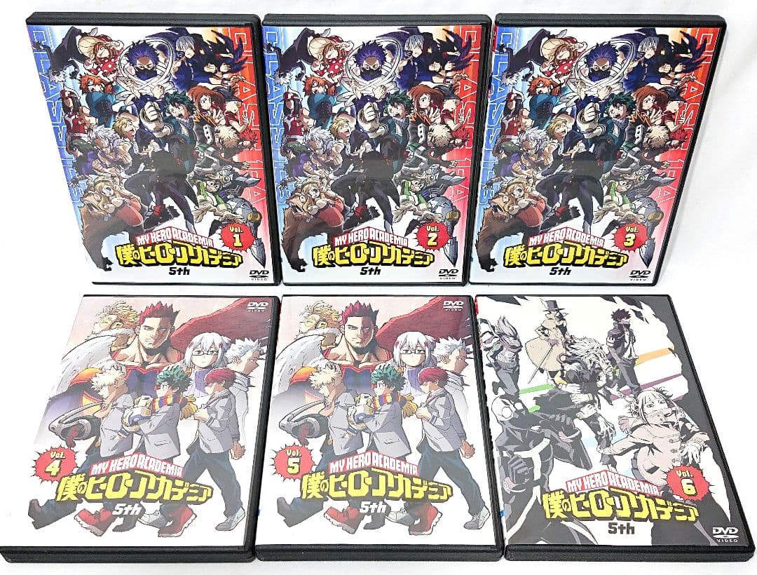 僕のヒーローアカデミア 【劇場版/1st/2nd/3rd/4th/5th】DVD