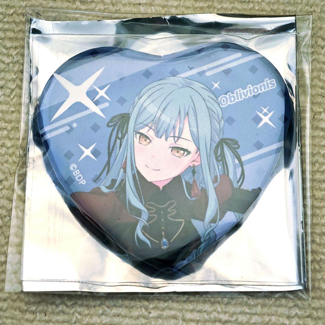 バンドリ 豊川祥子 オブリビオニス ハート缶バッジ 十周年 10th - メルカリ