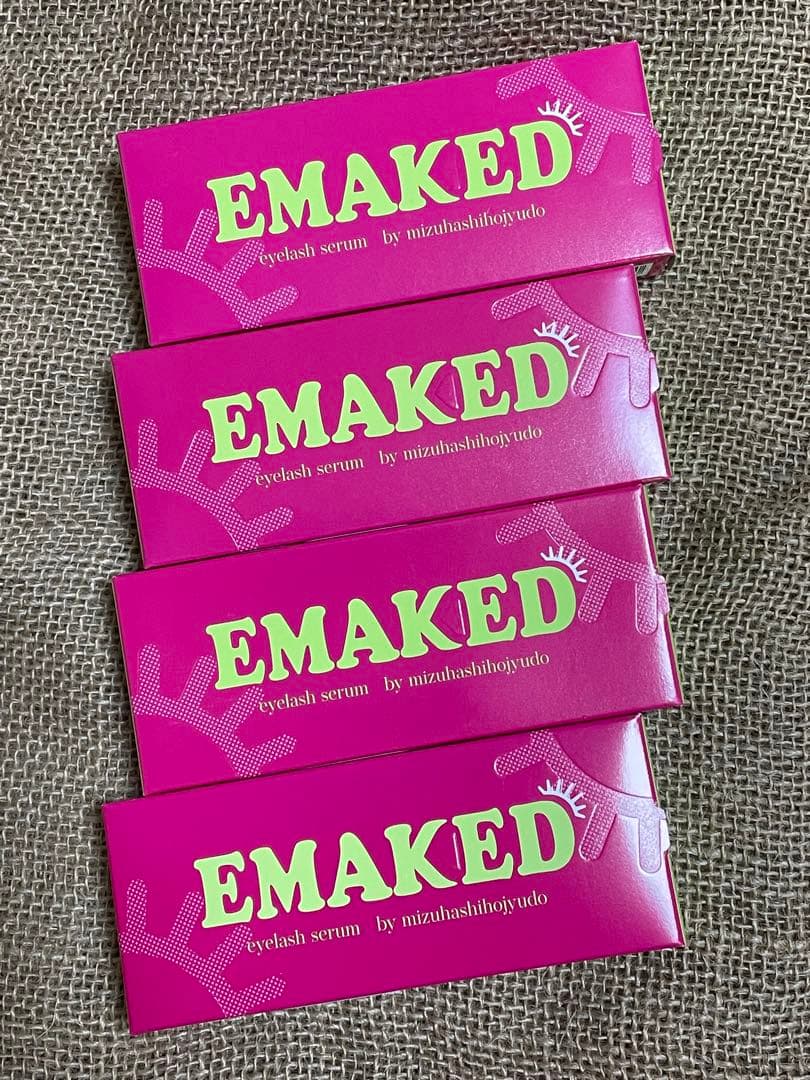 新品未開封 エマーキット 水橋保寿堂製薬 4本セット EMAKED（エマーキット） 水橋保寿堂製薬株式会社 まつげ美容液 まつ毛