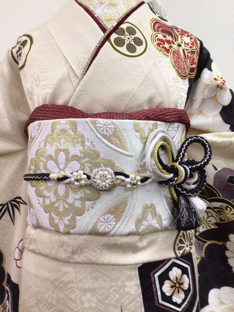 157~170センチぐらいの方が適応サイズ】振袖フルセット 玉城ティナ 紅