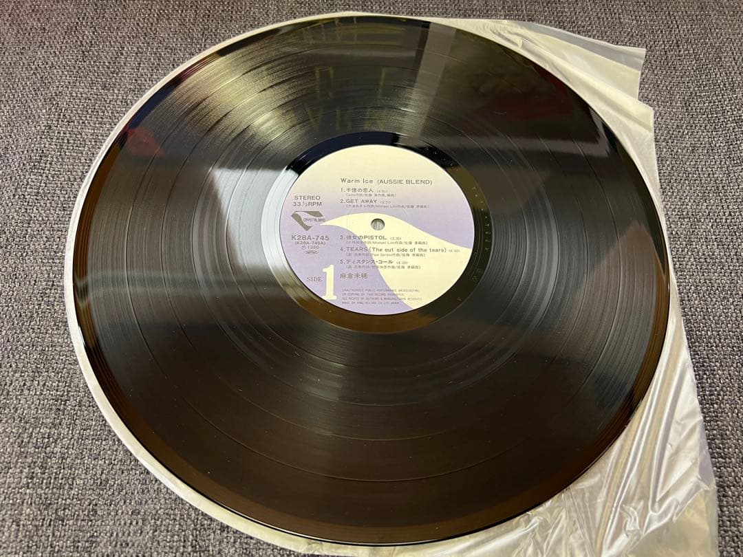 LP邦楽 麻倉未稀 WARM ICE K28A-745 帯付 シティポップ - メルカリ