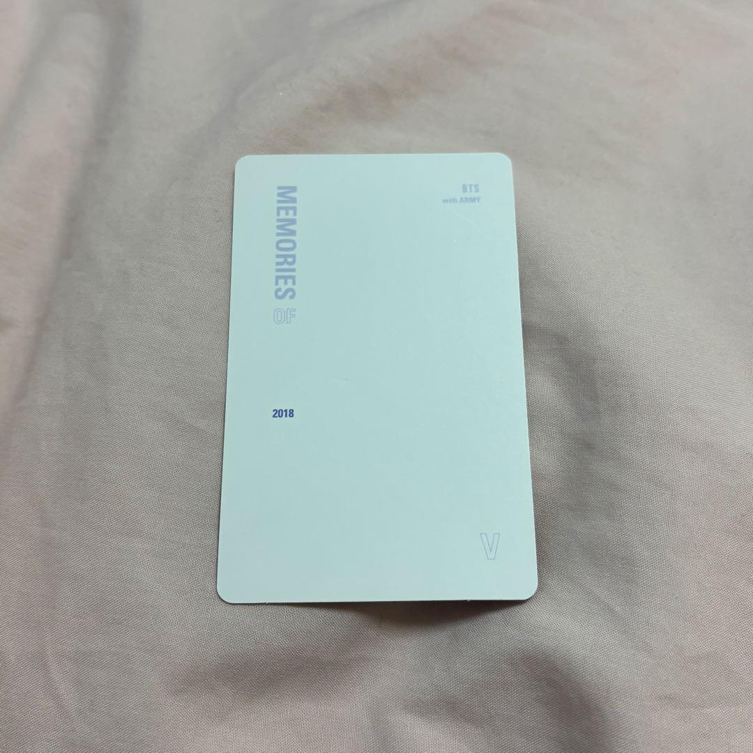 BTS V テヒョン テテ トレカ memories of 2018 - メルカリ