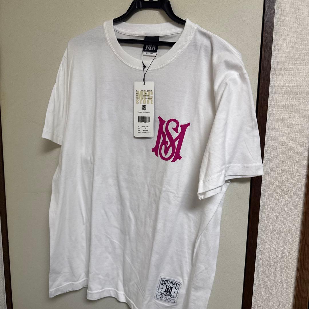 浜崎あゆみコラボMFCS STORE Tシャツ Mサイズ ホワイト/ピンク - メルカリ