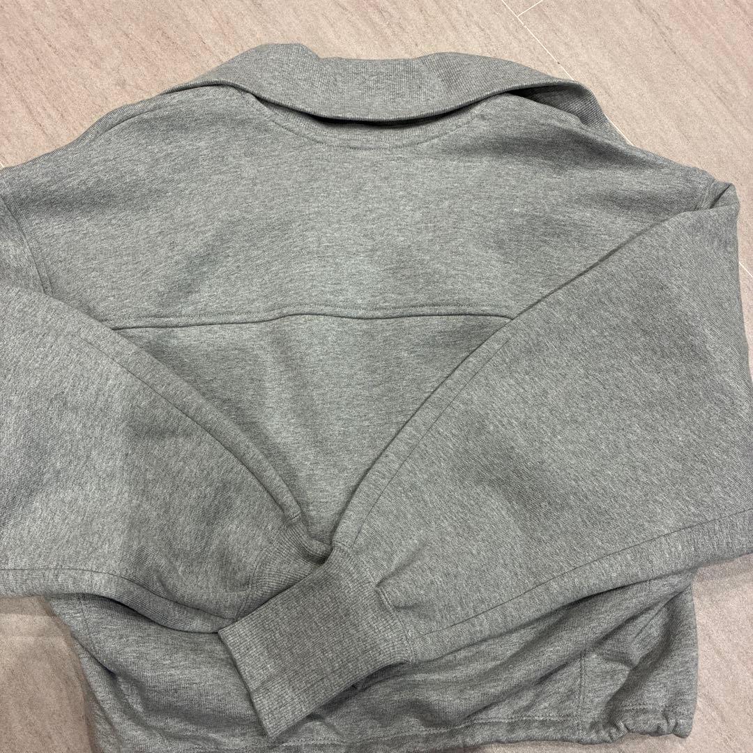 2025 CLANE 美品 グレー ジップアップ スウェット - メルカリ