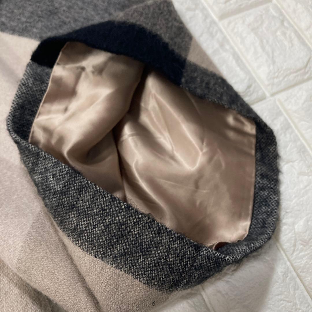 shimizu様専用 グレースコンチネンタル ポンチョ フード ファー - メルカリ