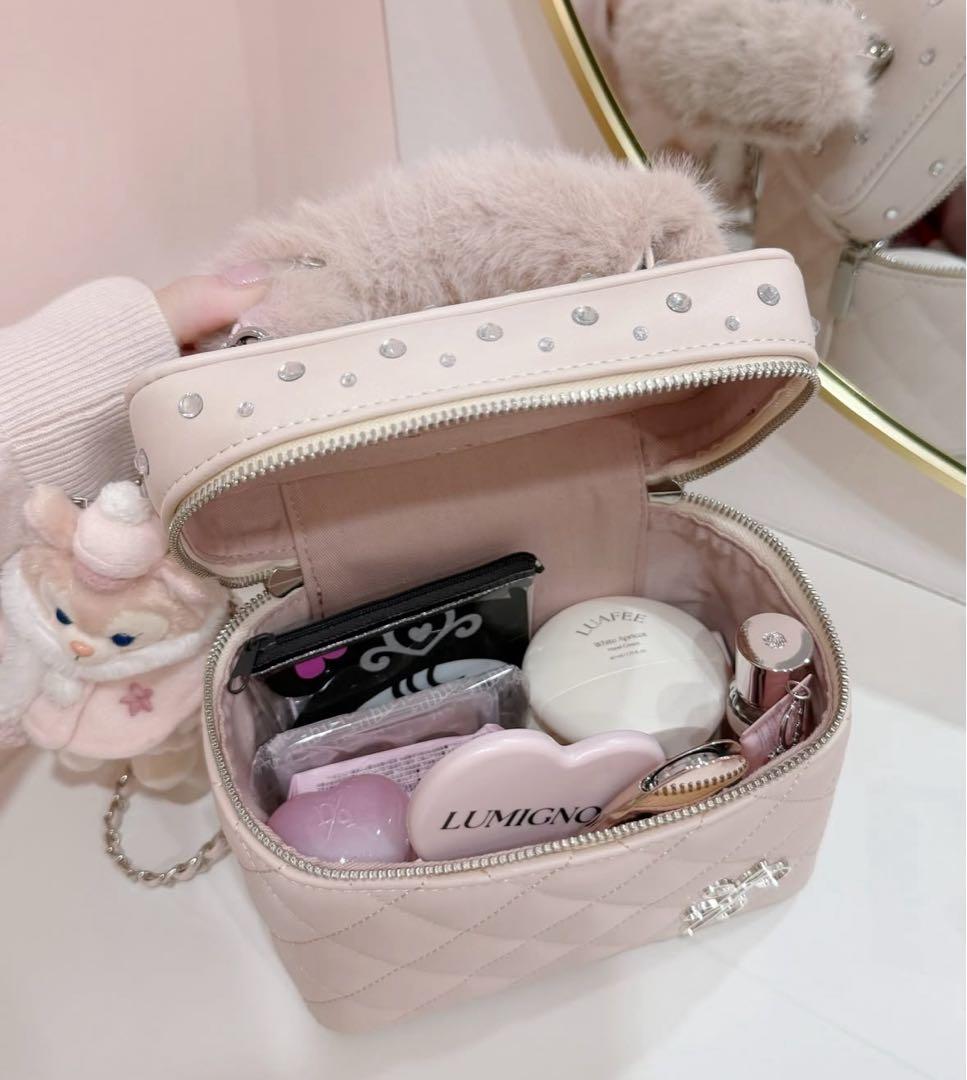 早い者勝ち】lumignon ルミニョンバニティバッグ ピンクルミニョン