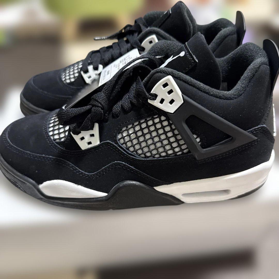 NIKE air jordan4 GS ホワイトサンダー 24.5 - メルカリ
