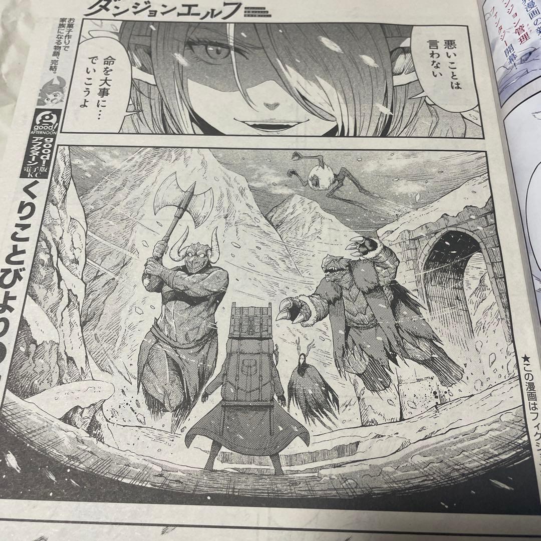 月刊goodアフタヌーン2024年8月号 ダンジョンエルフ 新連載号 連載開始号
