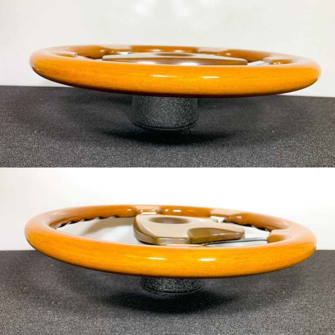 モモ アストラ ウッドステアリング 35.5パイ ホーンボタン付 93年製