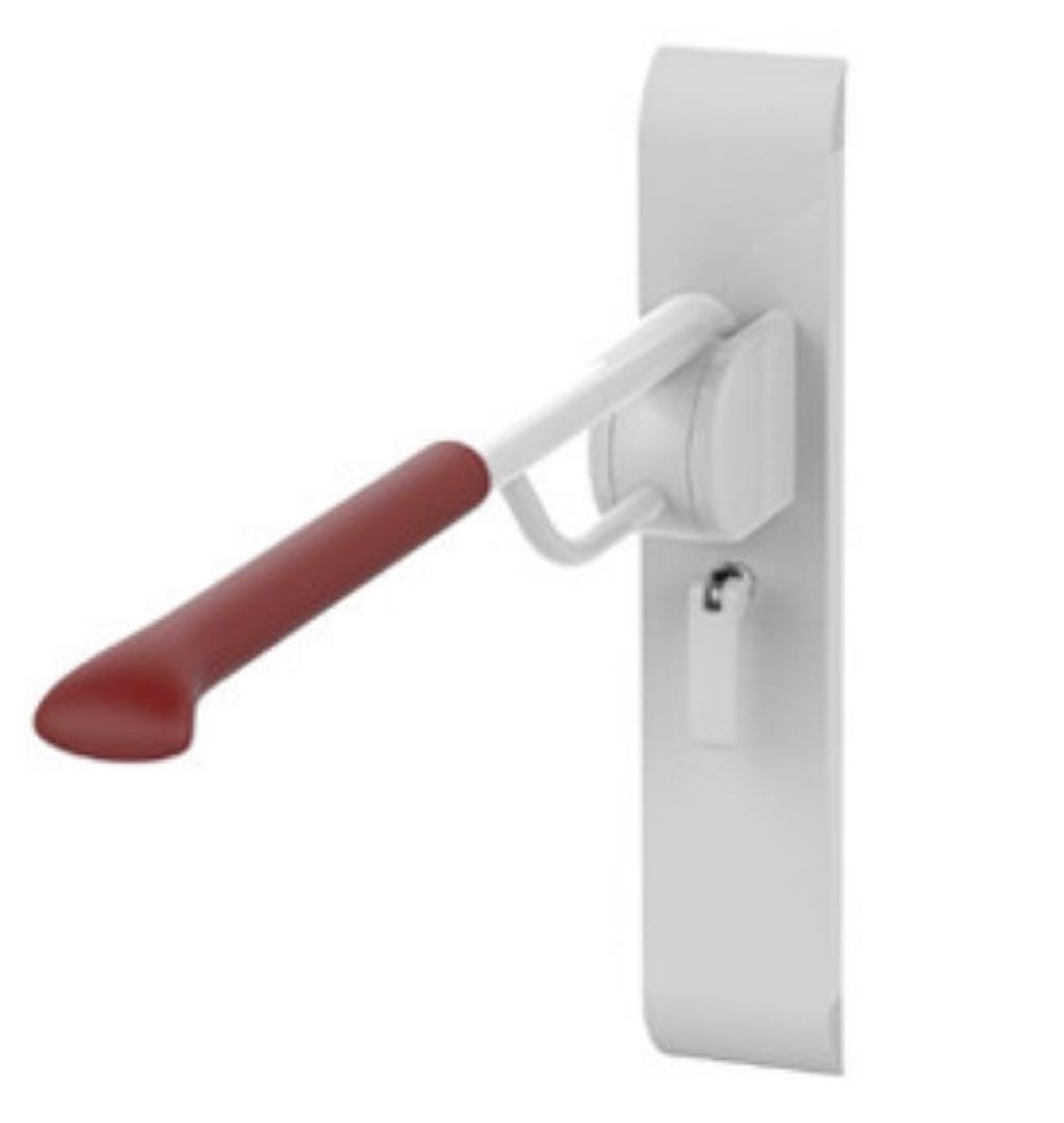 【展示品】フィンランド製 ユニバーサルデザイン 手摺　指で跳ね上げられるタイプ 家族みんなが使いやすい♪ユニバーサルデザイン手すり - ファミリー