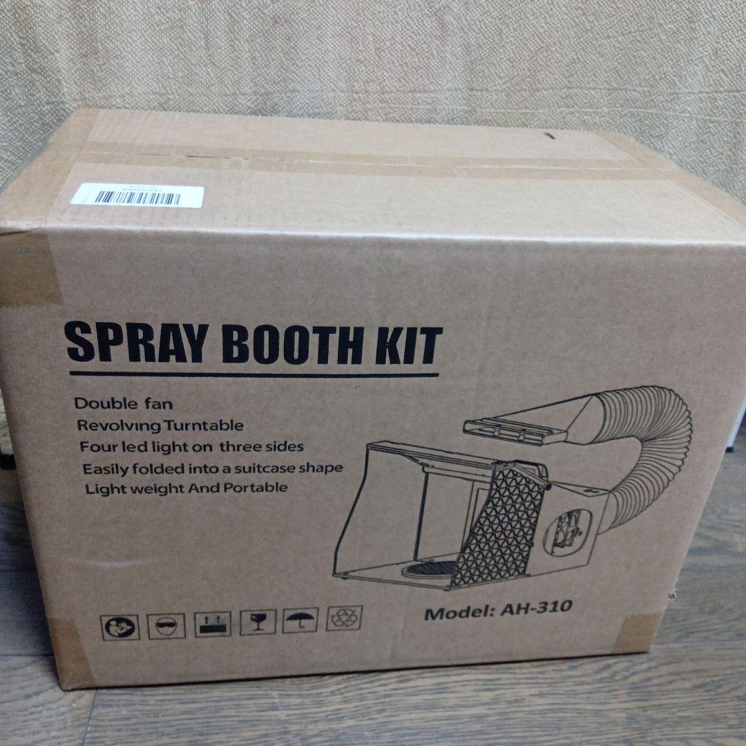 新品 AH-310 折りたたみ式 塗装ブース 強力ファン2点 LED照明付き Amazon | Ausuc 塗装ブース スプレーブース 2基強力ファン 4本のLED