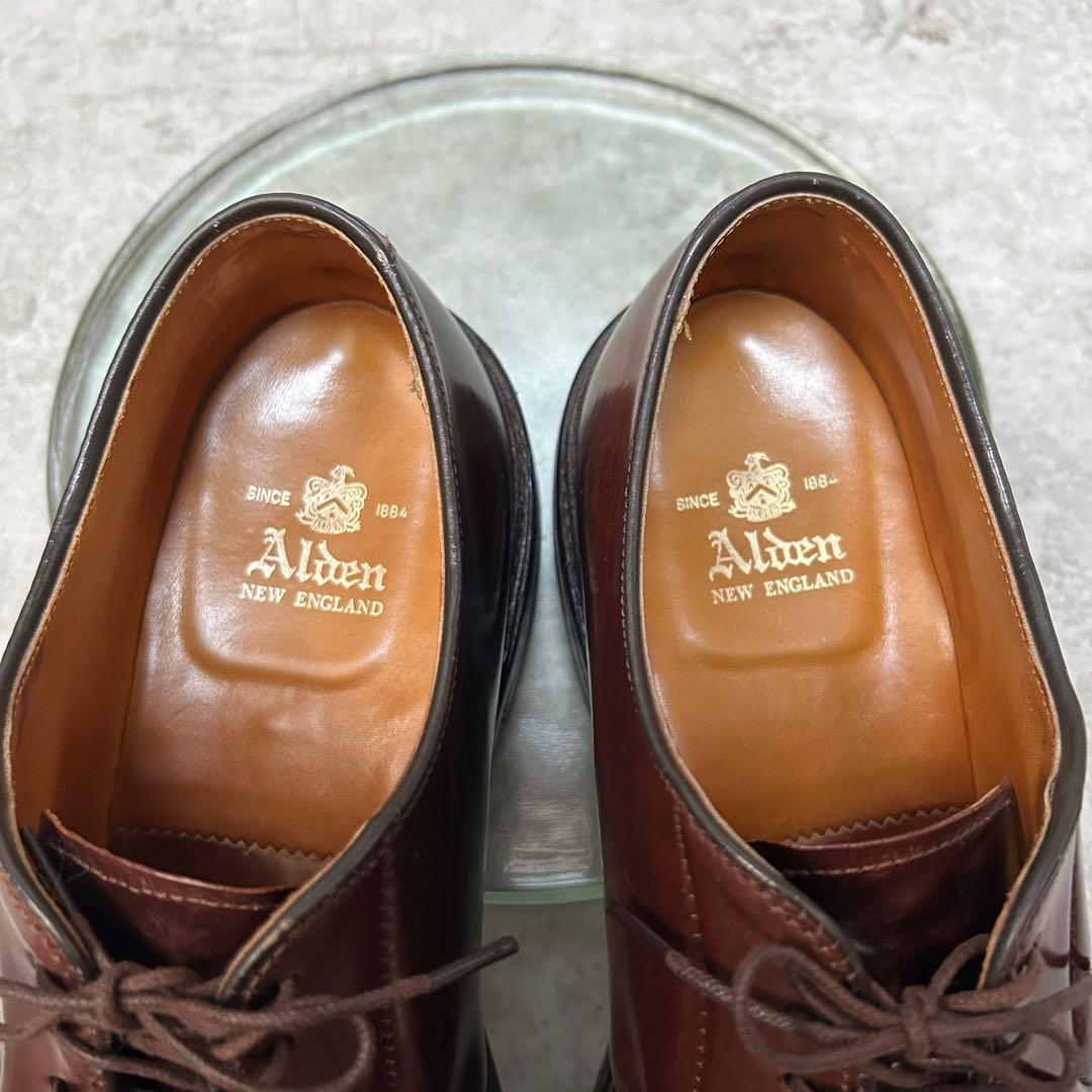 Alden 990 8D コードバン バーガンディ オールデン - メルカリ