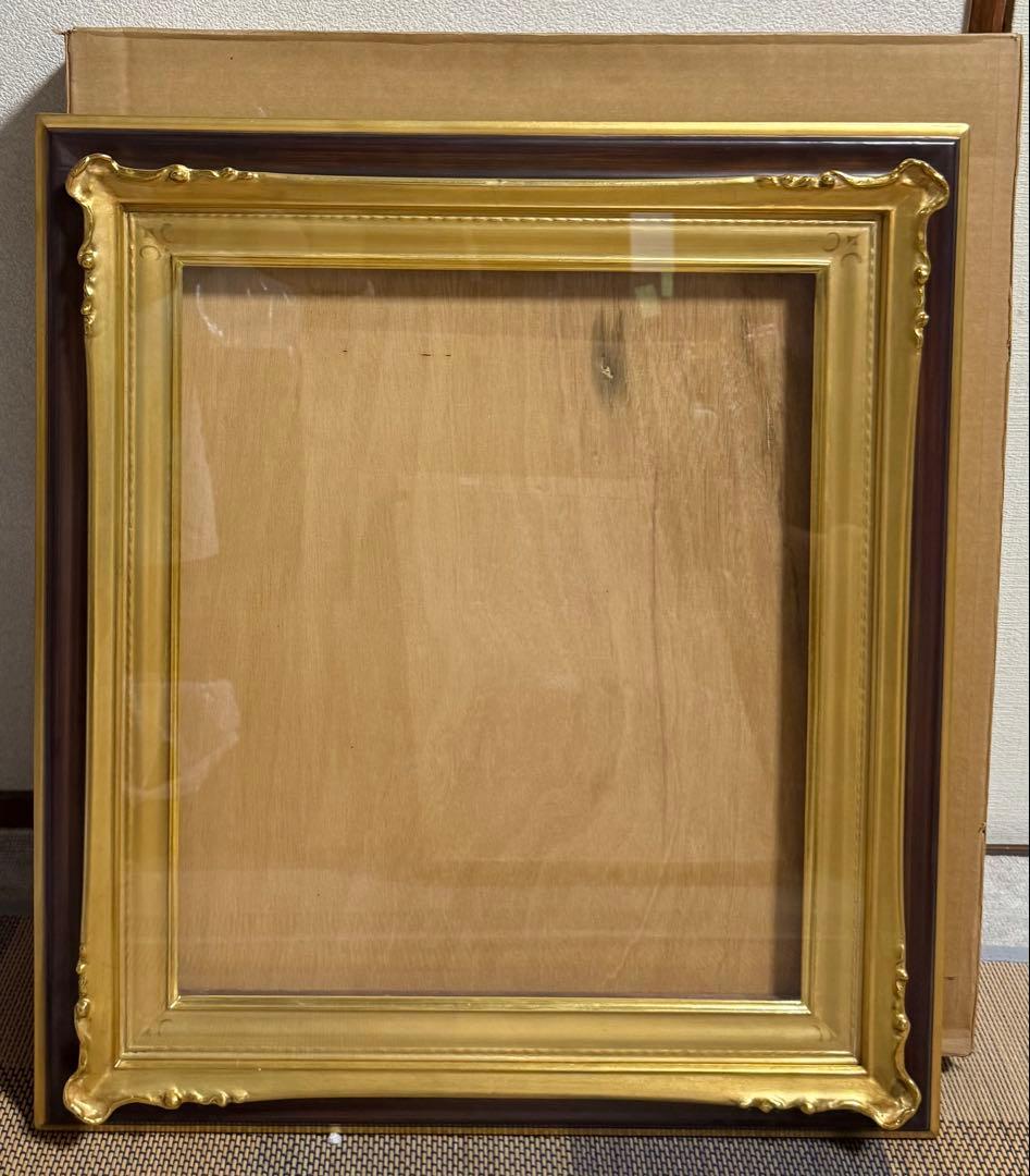 美品　空額　F10サイズ　 装飾的な金色の油彩額縁⑨ ゴールド油彩額縁 | F10号 - 額縁 - 激安通販 | 額のまつえだ / 油彩