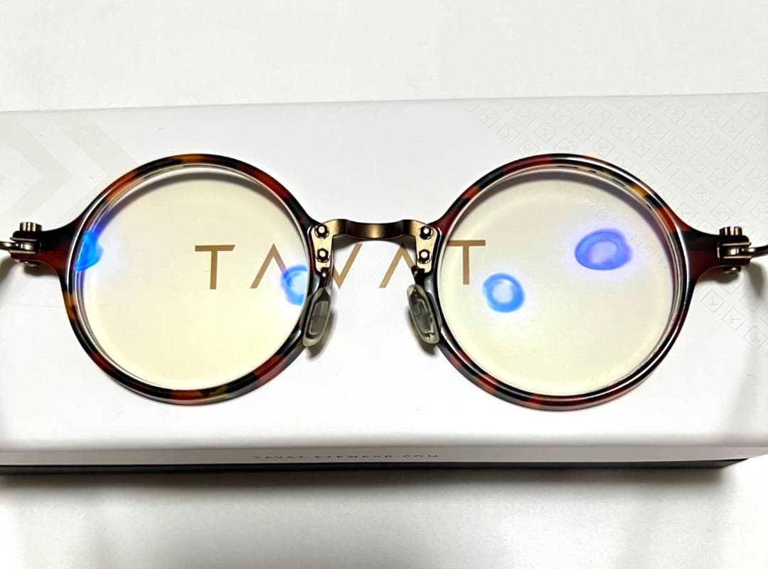 s*e様 美品 6.6 Tavat メガネ Soupcan SC027 Ro