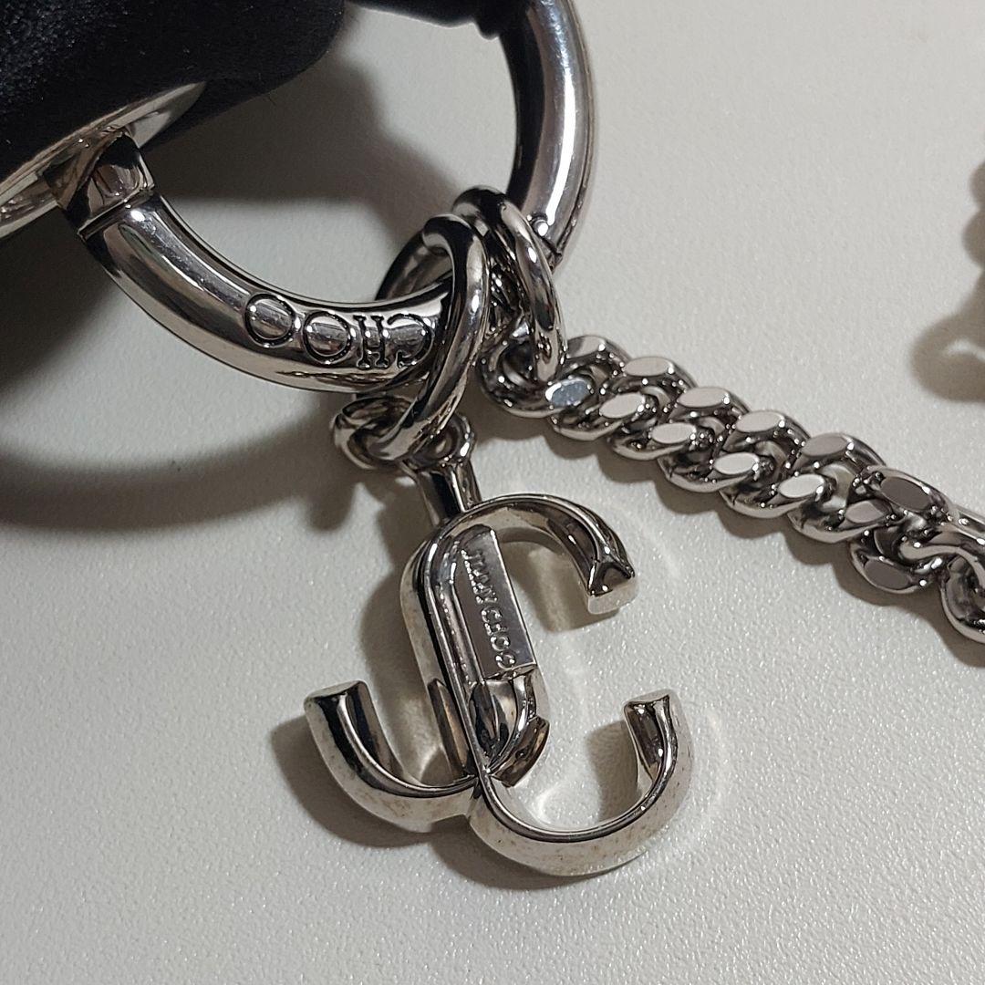 ジミーチュウ Bonny ツイストハンドル チェーンショルダーバッグ