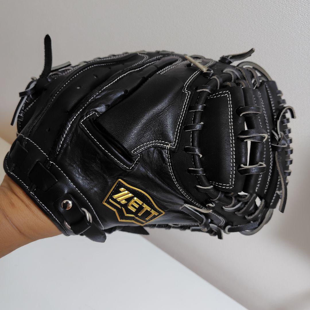 【美品】ZETT軟式野球 キャッチャーミット ゼット（ZETT） 【即日発送可】 BRCB30962T 一般軟式用キャッチャー