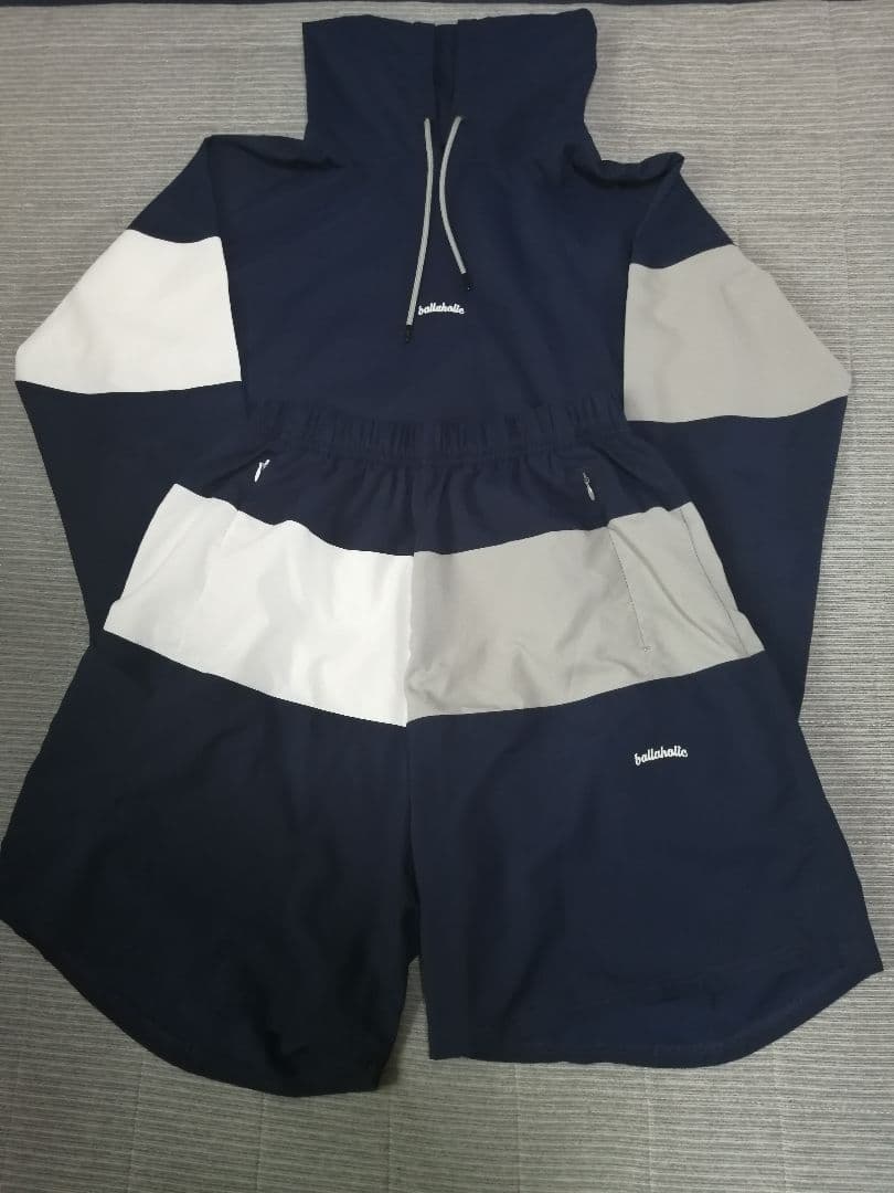 ballaholic L ネイビー ウォームアップウェア セット