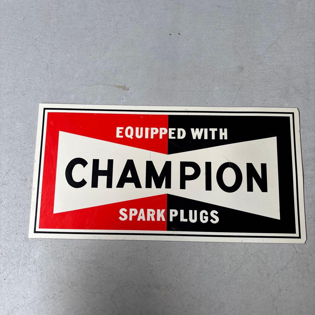 ハラペコあおむしchampion spark plugs vintage Vintage Champion Spark Plugs Enamel Sign: Automotive Garage Decor