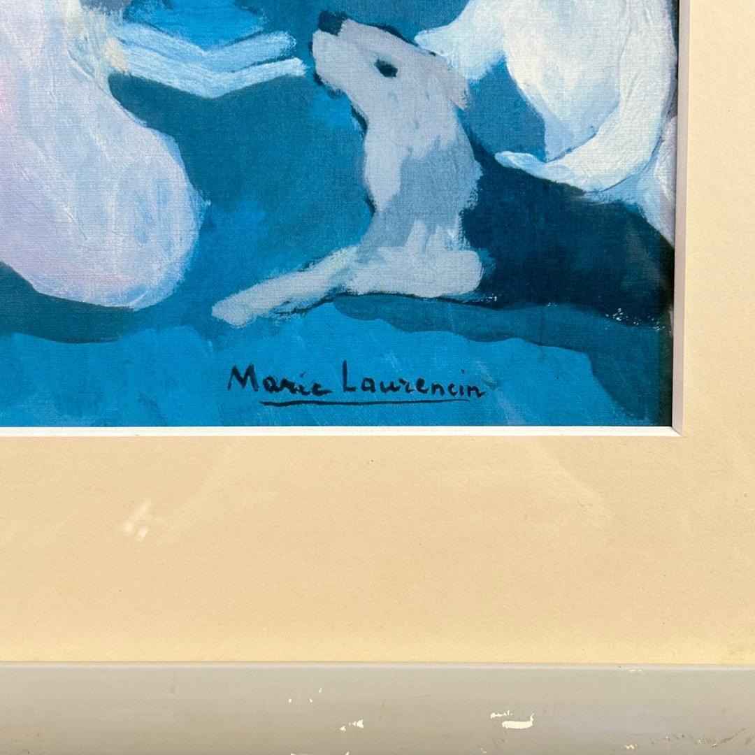 最終値下げ】マリー・ローランサン「少女たちのいる風景」工芸印刷品