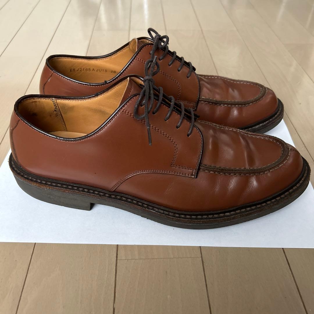 美品】REGAL リーガル ビジネスシューズ Uチップ 外羽根 JU15 茶色