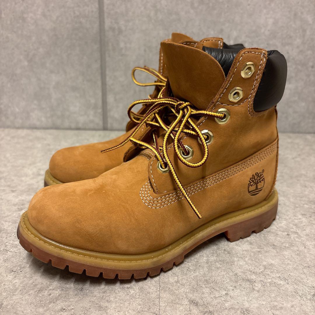 美品✨️ティンバーランド プレミアムブーツ ウォータープルーフ 10361 5.5 Timberland（ティンバーランド） ブーツ 6インチ プレミアム