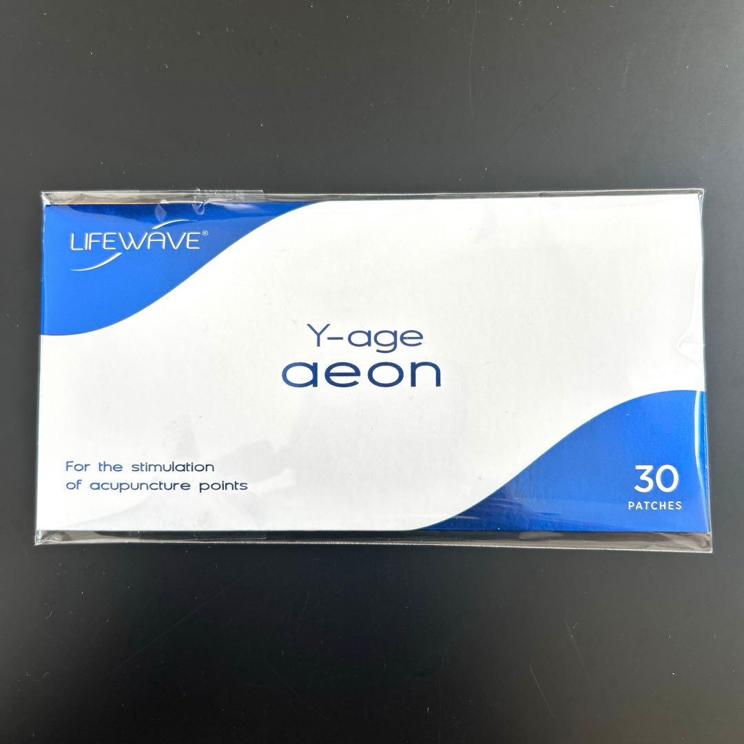 【新品 未使用】LIFE WAVE ライフウェーブ Y-age aeon30枚 ライフウェーブ アイスウェーブ パッチシール 30枚 説明書付き