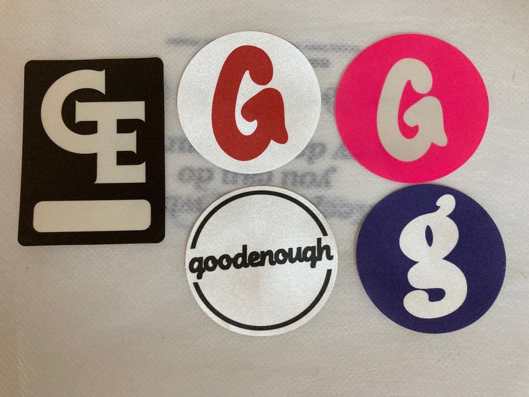 Goodenoughグッドイナフ ロゴステッカー17枚セット新品 - メルカリ